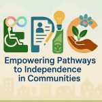 Logo for EPIC, which stands for Empowering Pathways to Independence in Communities.